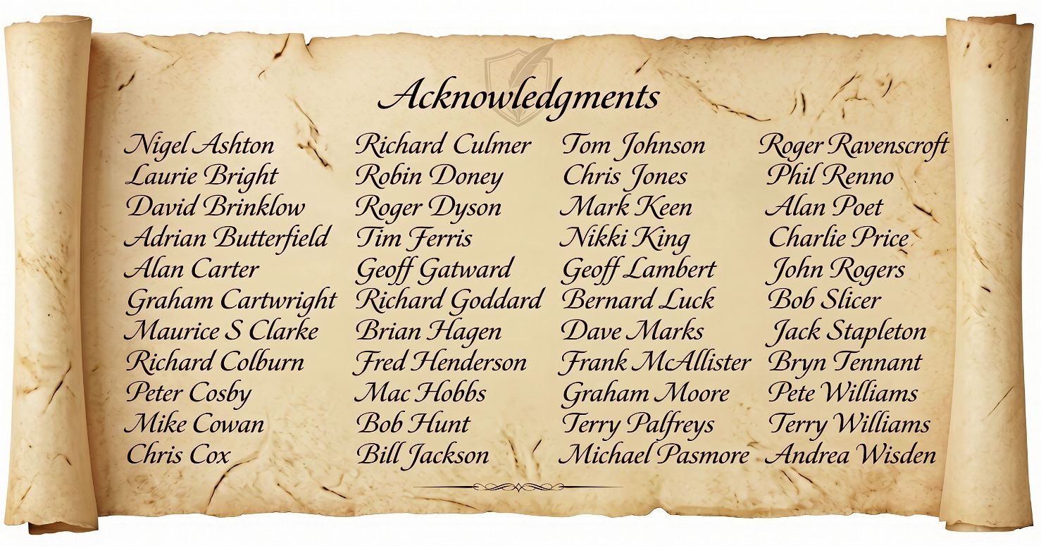 Acknowledgements